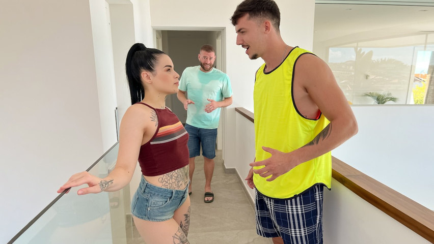 Roommate Swoops In On Girlfriend Models Saba Lapiedra Xander Corvus