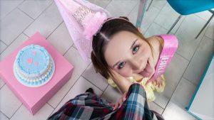 Carly Kiss Grants Her Stepdad A Birthday Wish With An Intimate POV Encounte